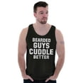 thumbnail image 1 of Bearded Guys Cuddle Better Flirting Tank Top Sleeveless Tee Men Brisco Brands L, 1 of 5