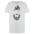 thumbnail image 1 of Bearded Hipster Design T-Shirt Men -Image by Shutterstock, Male Small, 1 of 2