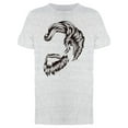 thumbnail image 1 of Bearded Hipster Graphic T-Shirt Men -Image by Shutterstock, Male Small, 1 of 2