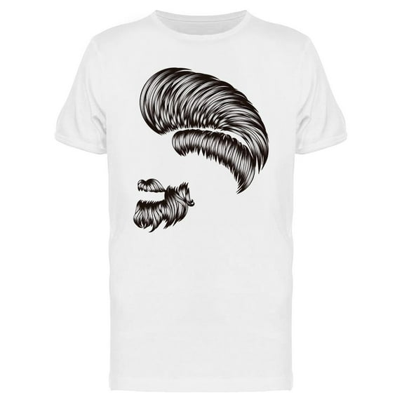 Bearded Hipster Hairstyle T-Shirt Men -Image by Shutterstock, Male x-Large