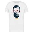 thumbnail image 1 of Bearded Hipster With Tie Tee Men's -Image by Shutterstock, 1 of 2