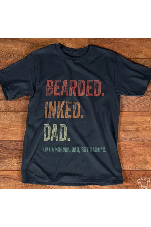 Bearded Inked Dad T-Shirts