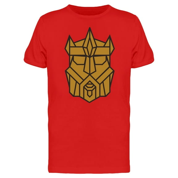 Bearded King Geometric Art T-Shirt Men -Image by Shutterstock, Male Medium