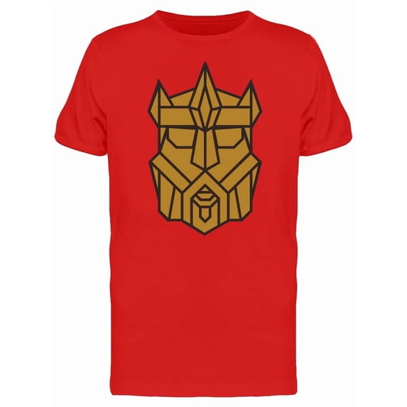 Bearded King Geometric Art T-Shirt Men -Image by Shutterstock, Male Medium
