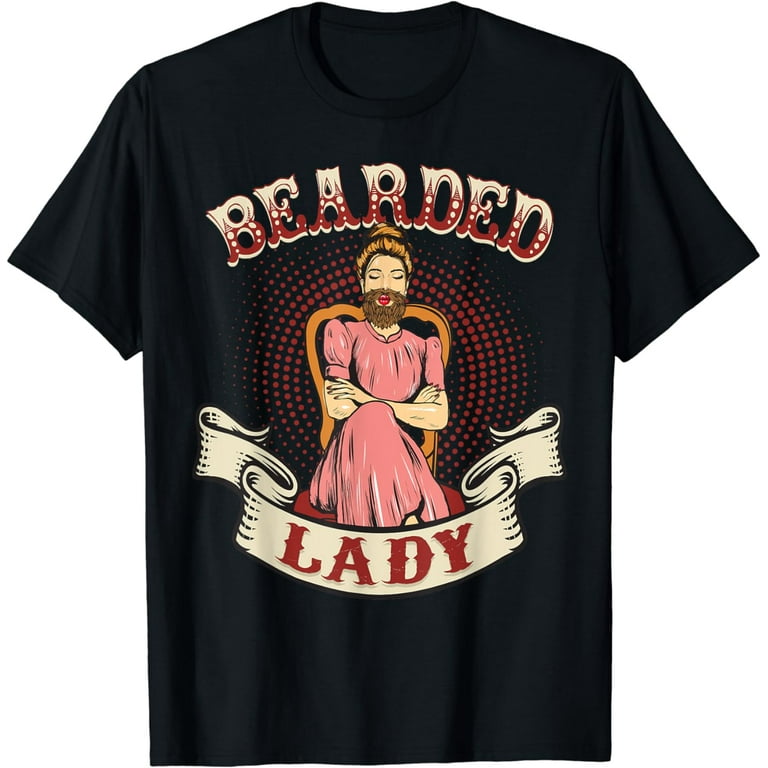 Vintage Bearded Lady Costume T-Shirt Vintage Bearded Lady Costume T-Shirt