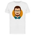 thumbnail image 1 of Bearded Man Avatar Design T-Shirt Men -Image by Shutterstock, Male x-Large, 1 of 2