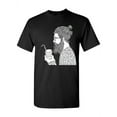 thumbnail image 1 of Bearded Man With Coffee T-Shirt Women -Image by Shutterstock, Female XX-Large, 1 of 2