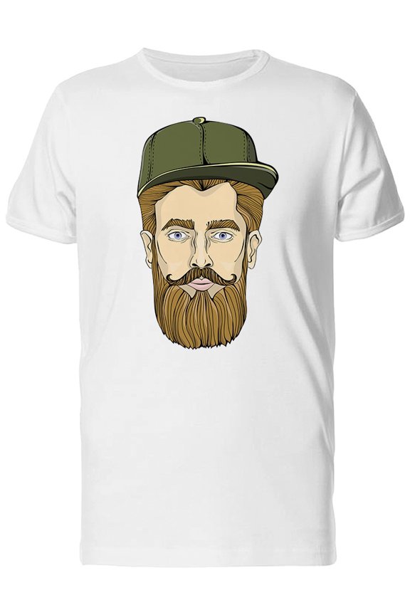 Bearded Man With Green Hat Tee Men's -Image by Shutterstock