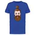 thumbnail image 1 of Bearded Man's Face T-Shirt Men -Image by Shutterstock, Male 3X-Large, 1 of 2