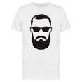 thumbnail image 1 of Bearded Men Face Hipster Graphic T-Shirt Men -Image by Shutterstock, Male Large, 1 of 2