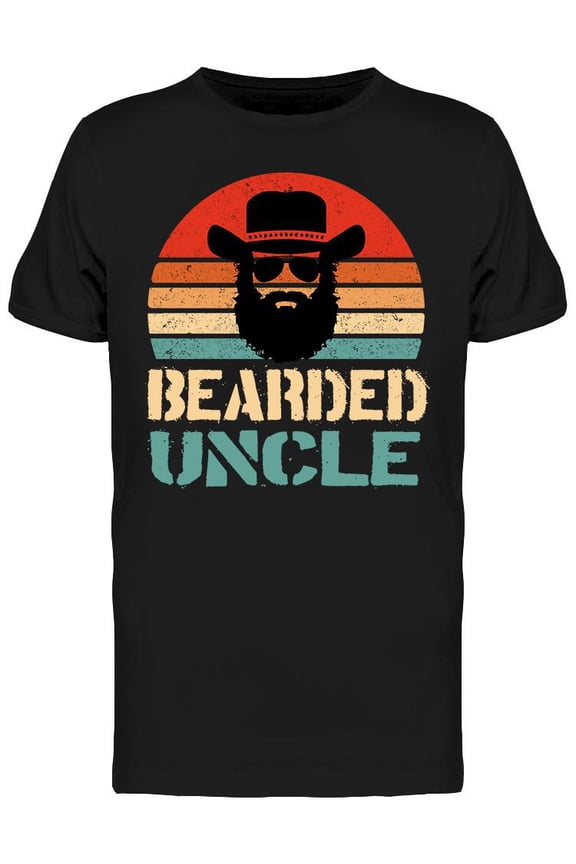 Bearded Uncle T-Shirt Men -Image by Shutterstock, Male Large