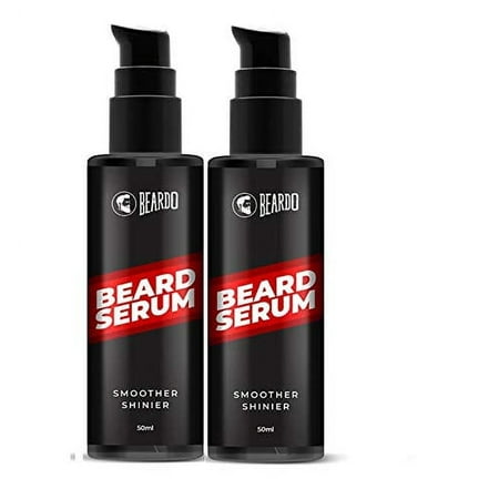 Beardo Beard Serum, 50 ml | Daily use beard serum for men | Softens Rough Beard |Shines & Nourishes Dry Beard | All Day Moisturising | Paraben Free | Sulphate Free (Pack of 2)