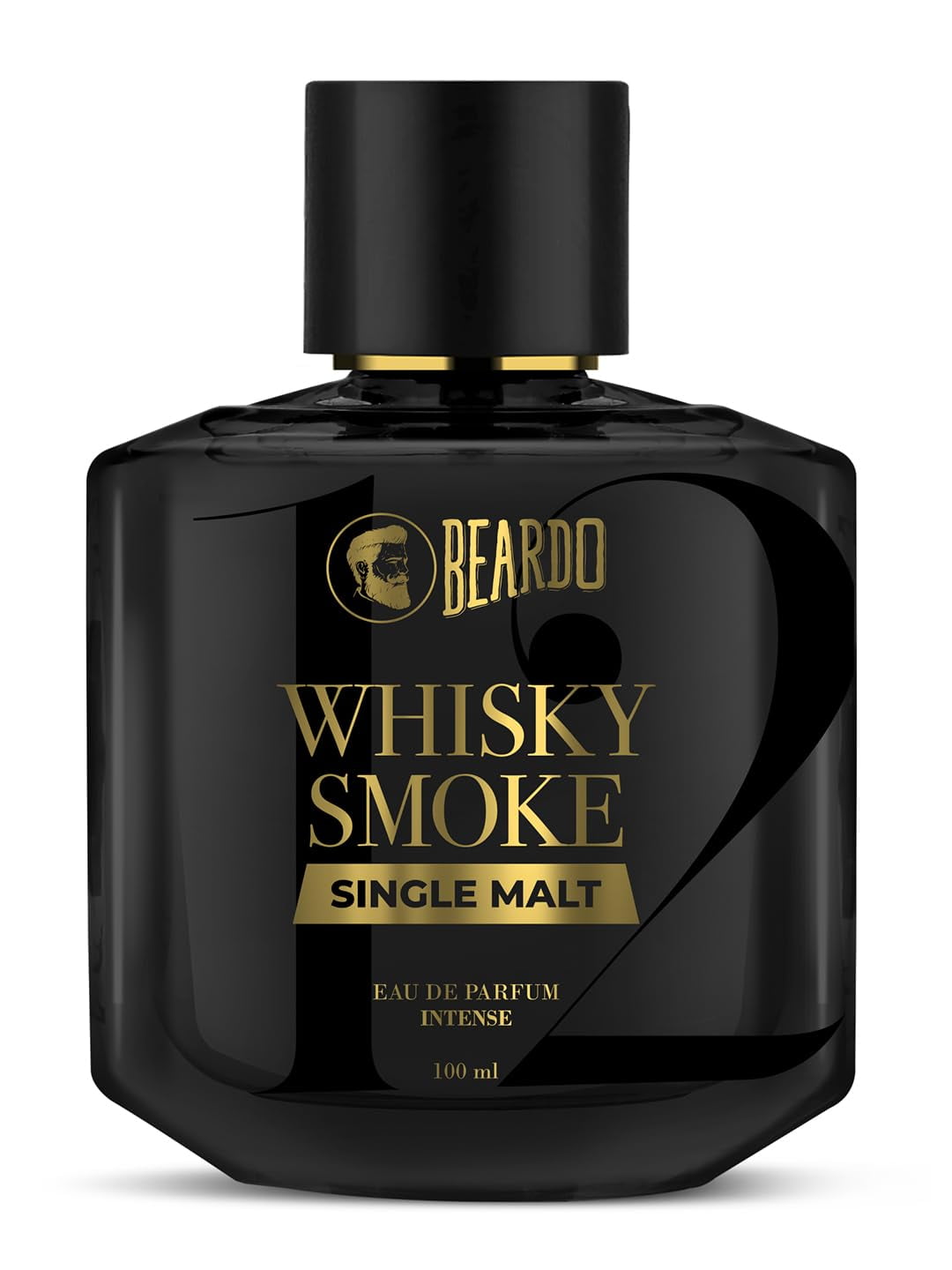 Beardo Whisky Smoke Single Malt Eau De Parfum Intense For Men 100ml, 3.4 Fl.oz. | With Spicy, Woody & Oudh Notes - Long Lasting Luxury Perfume | Rakhi Gift For Brother - Highly Concentrated