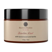 Beards & Bourbon, Bourbon Neat, Beard Butter: Best Beard Butter with Shea, Jojoba Coconut & Vitamin E for a Healthy, Strong, Shiny Beard, Hair Growth-Promoting 4oz