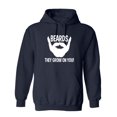 thumbnail image 1 of Beards They Grow On You Sarcastic Novelty Gift Idea Adult Humor Funny Men's Hoodies, 1 of 2
