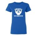 thumbnail image 1 of Beards They Grow On You Sarcastic Novelty Gift Idea Adult Humor Funny Women's Casual Tees, 1 of 3