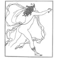 thumbnail image 1 of Beardsley Apollo 1896. Napollo Pursuing Daphne. Unfinished Pencil And Ink Illustration By Aubrey Vincent Beardsley, 1 of 1