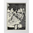 thumbnail image 1 of Beardsley, Aubrey 11x14 White Modern Wood Framed Museum Art Print Titled - Rape of the Lock 1896 - Beaux and Belles, 1 of 4