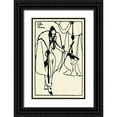 thumbnail image 1 of Beardsley, Aubrey 13x18 Black Ornate Wood Framed with Double Matting Museum Art Print Titled - Savoy 1896 Vol.8 - Carl Maria von Weber, 1 of 4