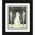 thumbnail image 1 of Beardsley, Aubrey 15x17 Black Ornate Wood Framed with Double Matting Museum Art Print Titled - Venus and Tannhauser FP, 1 of 4
