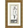 thumbnail image 1 of Beardsley, Aubrey 16x32 Gold Ornate Wood Framed with Double Matting Museum Art Print Titled - Raphael Sanzio 1905, 1 of 4