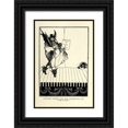 thumbnail image 1 of Beardsley, Aubrey 17x24 Black Ornate Wood Framed with Double Matting Museum Art Print Titled - Prospectus 2, 1 of 4