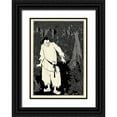 thumbnail image 1 of Beardsley, Aubrey 18x24 Black Ornate Wood Framed with Double Matting Museum Art Print Titled - Forty Thieves Alibaba, 1 of 4