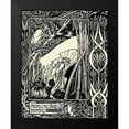 thumbnail image 1 of Beardsley, Aubrey 20x24 Black Modern Framed Museum Art Print Titled - Morte DArthur 1893 - Merlin and Nimue, 1 of 4