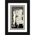 thumbnail image 1 of Beardsley, Aubrey 20x32 Black Ornate Wood Framed with Double Matting Museum Art Print Titled - Yellow Book 1895 Vol.4 - Mysterious Rose Garden, 1 of 4