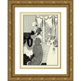 thumbnail image 1 of Beardsley, Aubrey 24x32 Gold Ornate Wood Framed with Double Matting Museum Art Print Titled - Rape of the Lock 1896 - The Toilet, 1 of 4