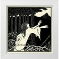 thumbnail image 1 of Beardsley, Aubrey 26x27 White Modern Wood Framed Museum Art Print Titled - Venus and Tannhauser, 1 of 4