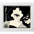 thumbnail image 1 of Beardsley, Aubrey 30x26 White Modern Wood Framed Museum Art Print Titled - Yellow Book 1894 Vol.1 - Front cover, 1 of 4