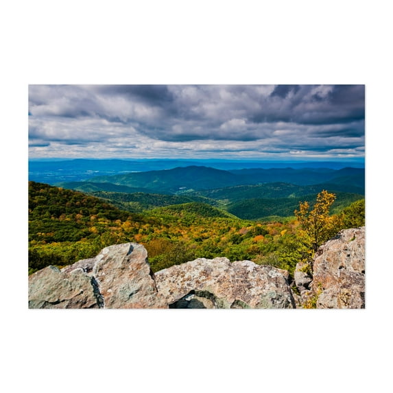 Bearfence Mountain View - Virginia Photography Unframed Wall Art Print 24 x 36 inches