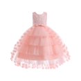 thumbnail image 1 of Bearichfupo 2023 New Children's Dress Lace Wedding Skirt Princess Dress Attended The Party To Attend The Event Elegant And Sweet, Sizes 11-12 Years, 1 of 6