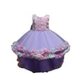 thumbnail image 1 of Bearichfupo Toddler Kids Girls Prints Sleeveless Party Hoilday Costome Court Style Tulle Mesh Dress Princess Clothes, Sizes 7-8 Years, 1 of 5