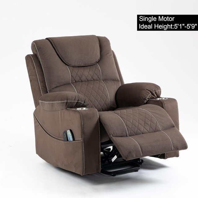 Bearing 400 Lbs/25in Extra Wide Recliner, Durable Massage Chair with ...