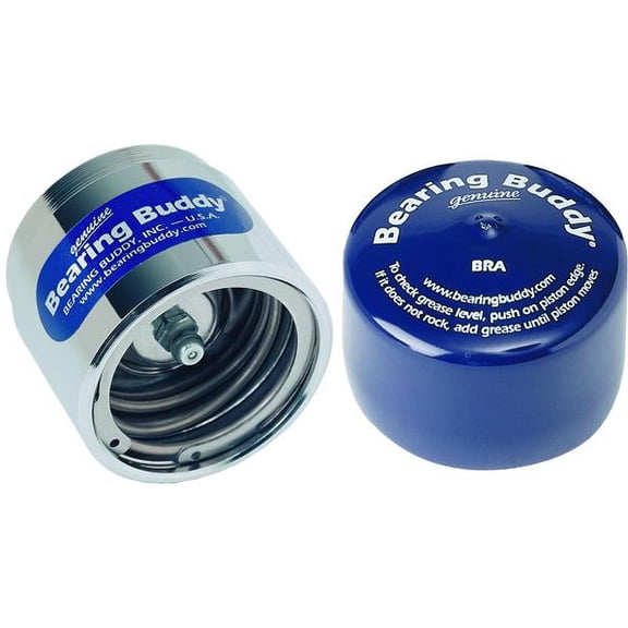 Bearing Buddy 42101 Wheel Bearing Protector - 1.980" D, Chrome W/ Bra