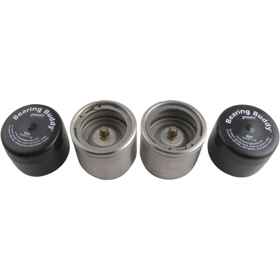 Bearing Buddy Stainless Steel Trailer Wheel Bearing Protector 2 Pack 42448