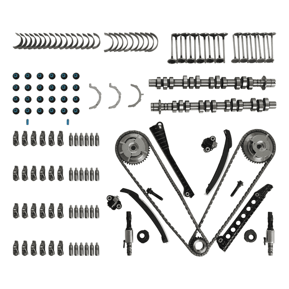 Bearing Camshaft Timing Chain Kit Rocker Arm Lifter for 04-14 Ford Expedition F-150 Lincoln 5.4L 3V