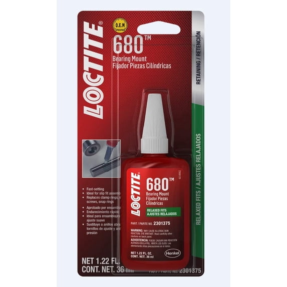 Loctite 680 Automotive Bearing Mount, 36 ml, 1 Pack