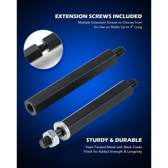 Bearing Puller Set, 5 Ton Capacity Bearing Separator, Pinion Wheel Bearing Removal Kit with 2" and 3" Jaws, Wheel Hub Axle Puller Set, Heavy Duty Bearing Splitter Tool Kit