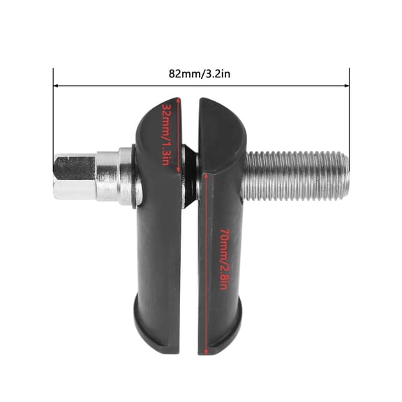 Bearing Race Puller Universal Easy Use Black Steering Neck Bearing Race Remover Heavy Duty for 11/8in To 25/8in ID Races ,Widely Applications