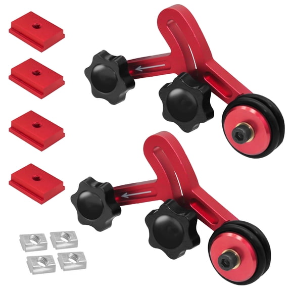 Bearing Roller Systems With Double Pressure Arm Accuracy Aluminum Featherboard For Woodworking Table Chainsaws Stability