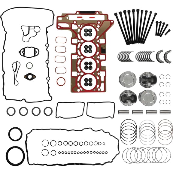 Bearings Head Gasket Set Bolts Piston Ring Kit For BMW 125i 320i 328i 428i 528i X1 X3 Z4 2.0L L4 N20 N26 2010-2017