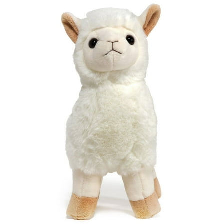 Bearington Alma Plush Stuffed Animal Llama, 10 inches
