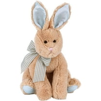 Bearington Baby Bunny Tail Plush Stuffed Animal Bunny with Rattle, 8 inches, Easter Bunny Rabbit, Easter Gift