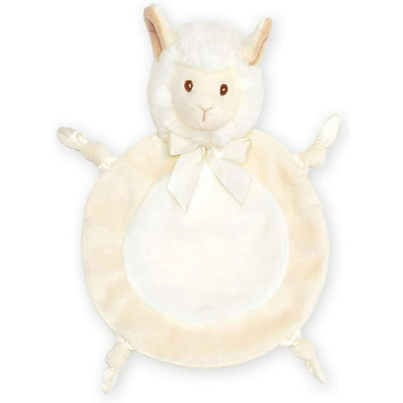 Bearington Baby Wee Alma, 8 x 7 Inch Small Llama Stuffed Animal, Nursery Decor, Security Blanket Lovey for Babies