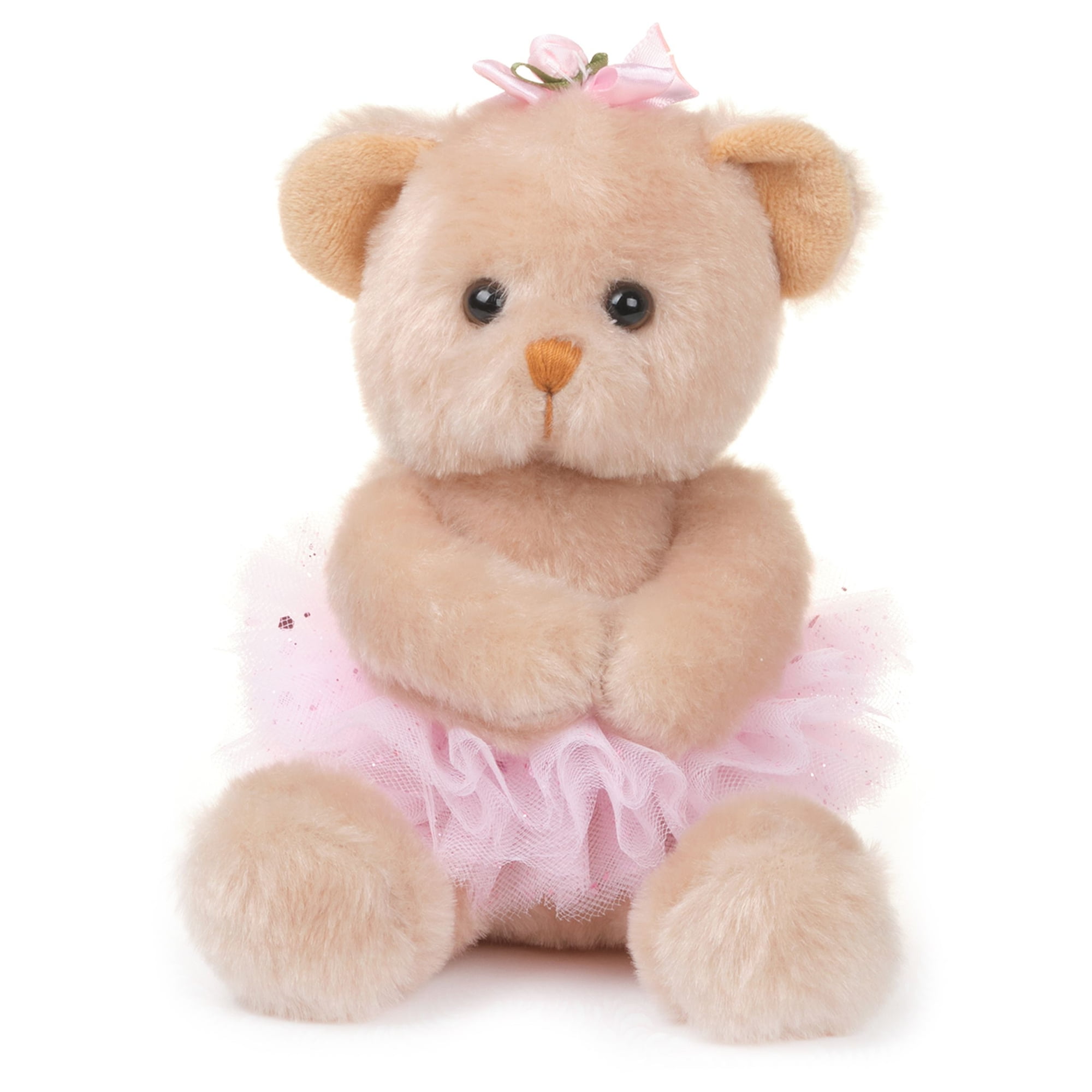 Bearington Bella Plush Ballerina Stuffed Animal Teddy Bear, 6 Inch