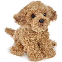 Bearington Caramel Dog 13 Inch Stuffed Dog - Puppy Stuffed Animal - Goldendoodle Stuffed Animal Labradoodle
