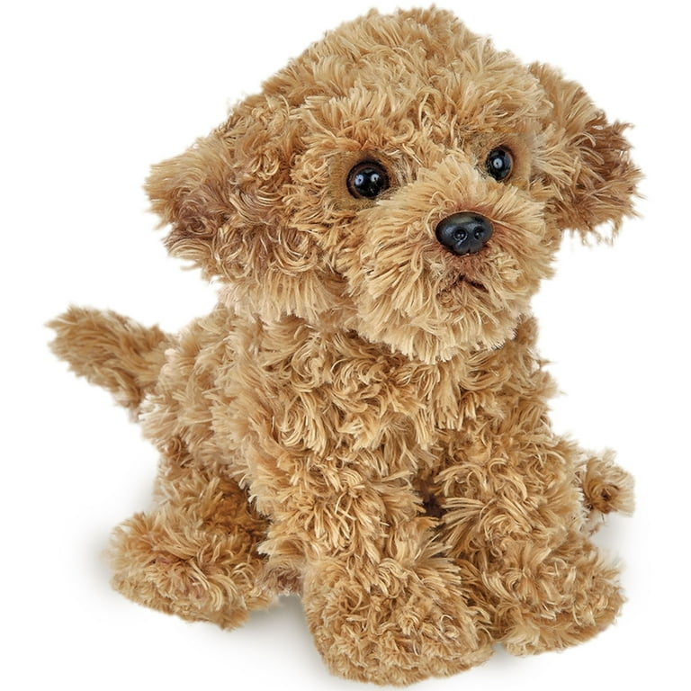 Bearington Collection Caramel Dog, 13 Inch Goldendoodle
